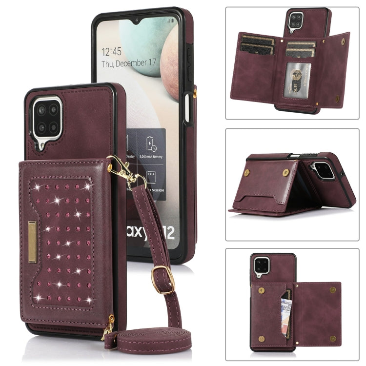 Three-fold RFID Leather Phone Case with Lanyard, For iPhone XS, For iPhone XS Max, For Samsung Galaxy A12, For Samsung Galaxy A13 4G/A13 5G, For Samsung Galaxy A51 4G, For Samsung Galaxy A53 5G, For Samsung Galaxy A52 5G/A52s 5G������������������������...