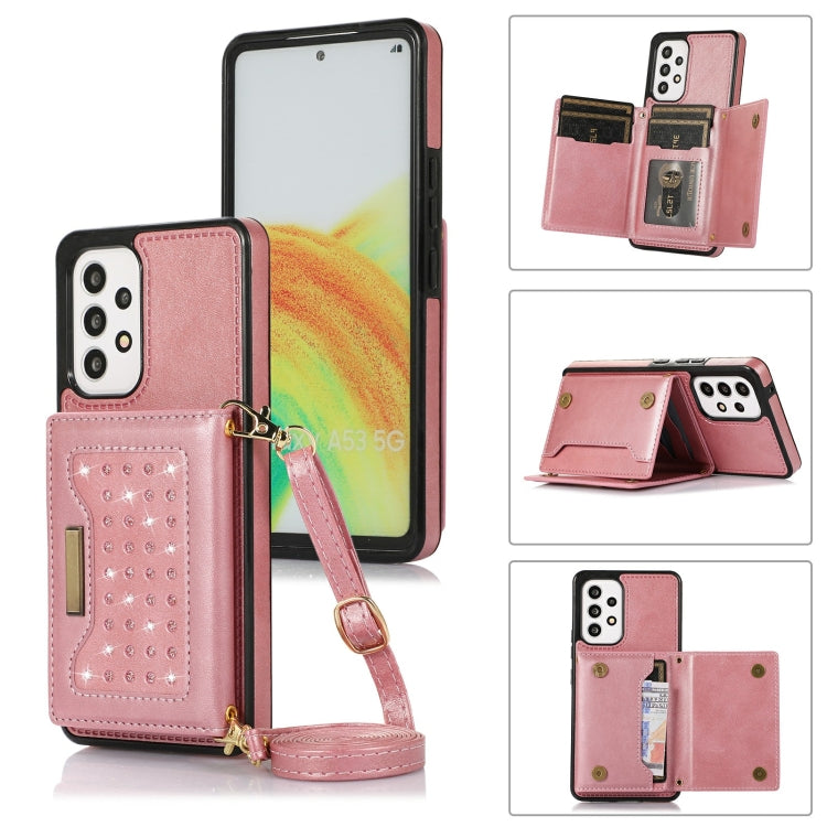 Three-fold RFID Leather Phone Case with Lanyard, For iPhone XS, For iPhone XS Max, For Samsung Galaxy A12, For Samsung Galaxy A13 4G/A13 5G, For Samsung Galaxy A51 4G, For Samsung Galaxy A53 5G, For Samsung Galaxy A52 5G/A52s 5G������������������������...