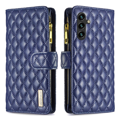 Diamond Lattice Zipper Wallet Leather Flip Phone Case, For OPPO A17, For Samsung Galaxy A14 5G, For Samsung Galaxy S23+ 5G, For Samsung Galaxy S23 Ultra 5G, For Samsung Galaxy S23 5G, For Xiaomi 12T / 12T Pro / Redmi K50 Ultra