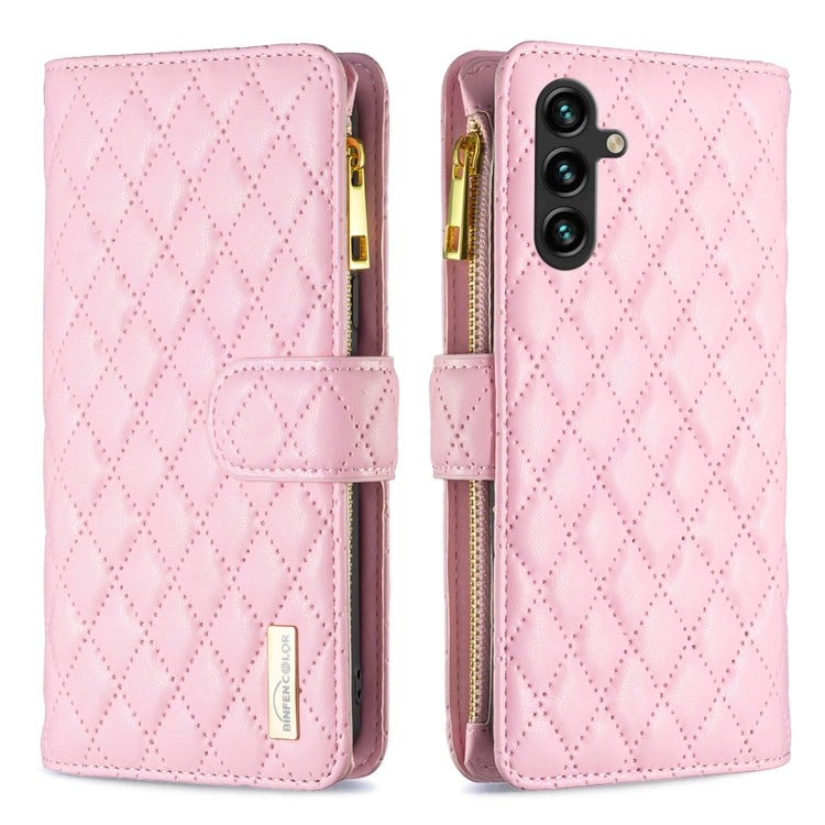 Diamond Lattice Zipper Wallet Leather Flip Phone Case, For OPPO A17, For Samsung Galaxy A14 5G, For Samsung Galaxy S23+ 5G, For Samsung Galaxy S23 Ultra 5G, For Samsung Galaxy S23 5G, For Xiaomi 12T / 12T Pro / Redmi K50 Ultra