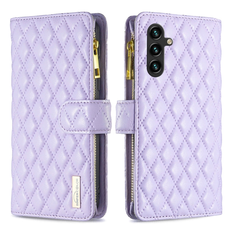 Diamond Lattice Zipper Wallet Leather Flip Phone Case, For OPPO A17, For Samsung Galaxy A14 5G, For Samsung Galaxy S23+ 5G, For Samsung Galaxy S23 Ultra 5G, For Samsung Galaxy S23 5G, For Xiaomi 12T / 12T Pro / Redmi K50 Ultra