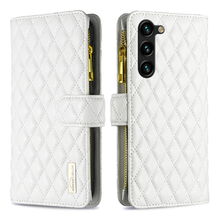 Diamond Lattice Zipper Wallet Leather Flip Phone Case, For OPPO A17, For Samsung Galaxy A14 5G, For Samsung Galaxy S23+ 5G, For Samsung Galaxy S23 Ultra 5G, For Samsung Galaxy S23 5G, For Xiaomi 12T / 12T Pro / Redmi K50 Ultra