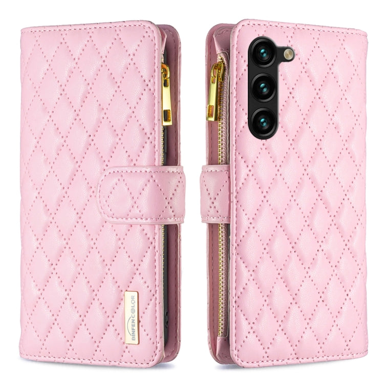 Diamond Lattice Zipper Wallet Leather Flip Phone Case, For OPPO A17, For Samsung Galaxy A14 5G, For Samsung Galaxy S23+ 5G, For Samsung Galaxy S23 Ultra 5G, For Samsung Galaxy S23 5G, For Xiaomi 12T / 12T Pro / Redmi K50 Ultra