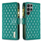 Diamond Lattice Zipper Wallet Leather Flip Phone Case, For OPPO A17, For Samsung Galaxy A14 5G, For Samsung Galaxy S23+ 5G, For Samsung Galaxy S23 Ultra 5G, For Samsung Galaxy S23 5G, For Xiaomi 12T / 12T Pro / Redmi K50 Ultra