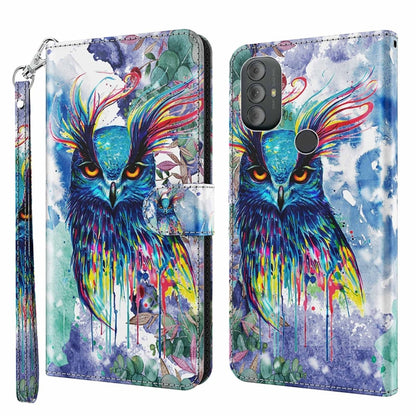 3D Painting Pattern TPU + PU Phone Case
