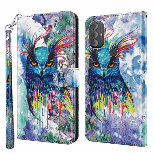 3D Painting Pattern TPU + PU Phone Case