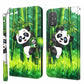 3D Painting Pattern TPU + PU Phone Case