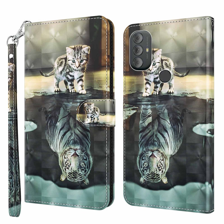 3D Painting Pattern TPU + PU Phone Case
