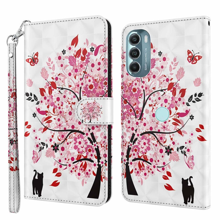 3D Painting Pattern TPU + PU Phone Case