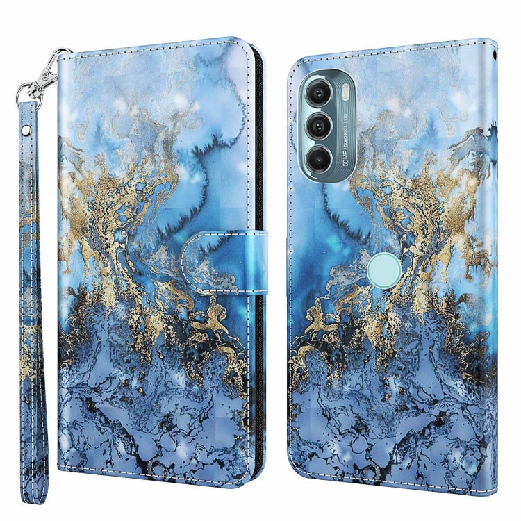 3D Painting Pattern TPU + PU Phone Case