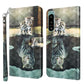 3D Painting Pattern TPU + PU Phone Case