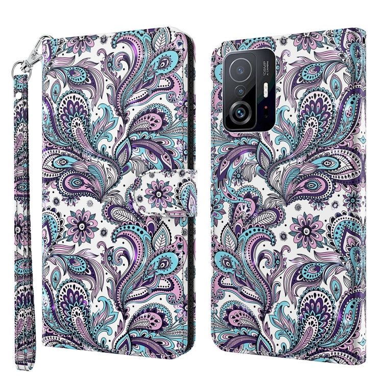 3D Painting Pattern TPU + PU Phone Case