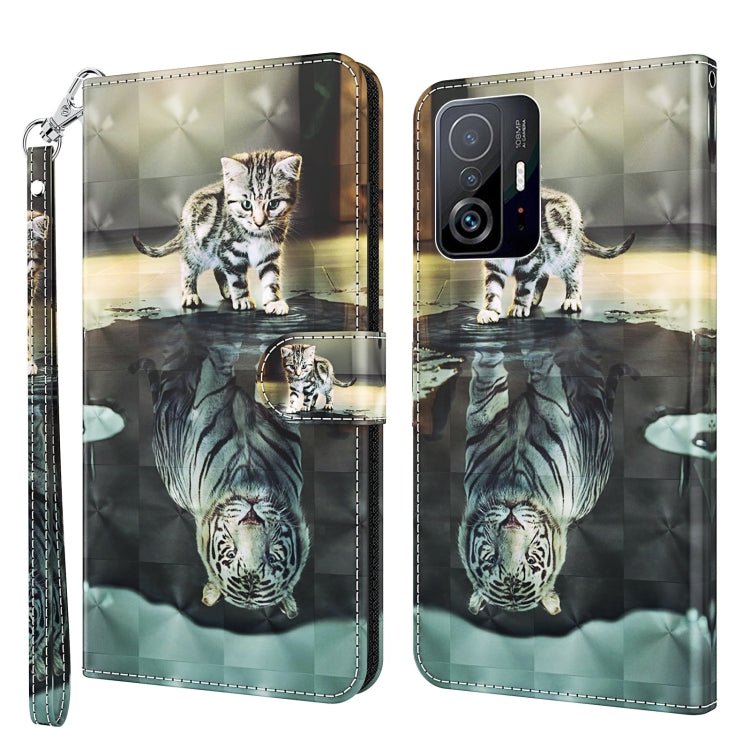3D Painting Pattern TPU + PU Phone Case