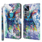 3D Painting Pattern TPU + PU Phone Case