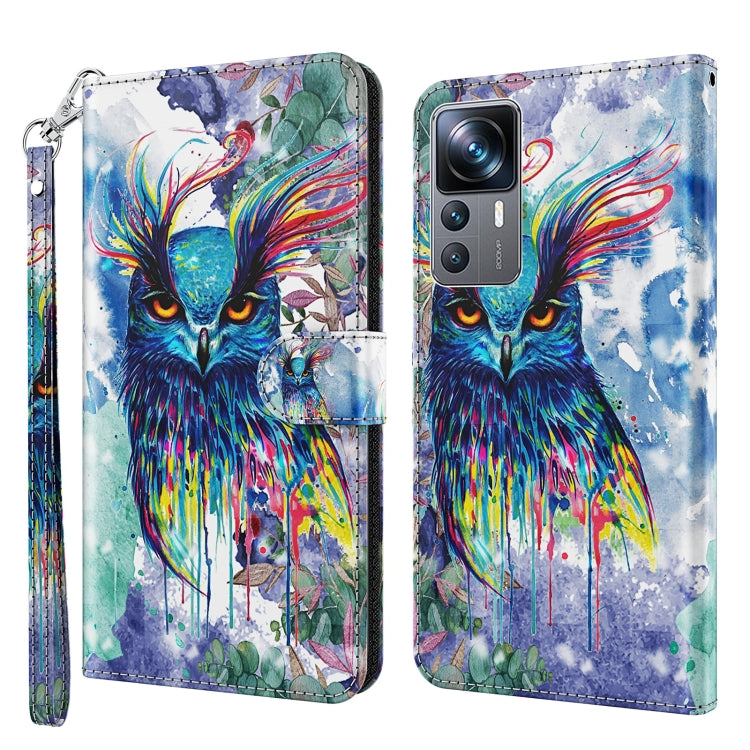 3D Painting Pattern TPU + PU Phone Case