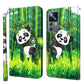 3D Painting Pattern TPU + PU Phone Case