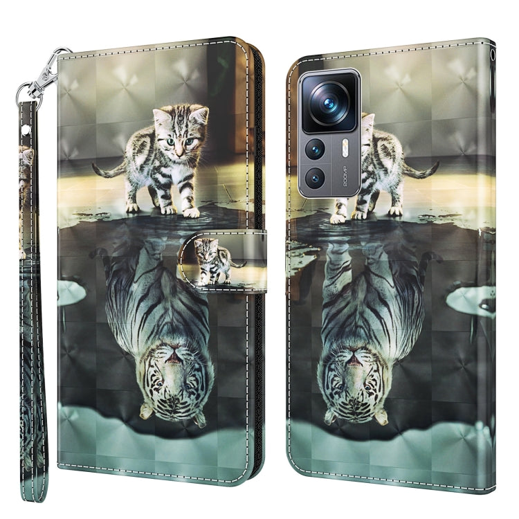 3D Painting Pattern TPU + PU Phone Case