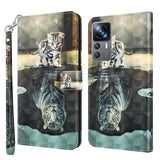 3D Painting Pattern TPU + PU Phone Case
