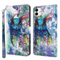 3D Painting Pattern TPU + PU Phone Case