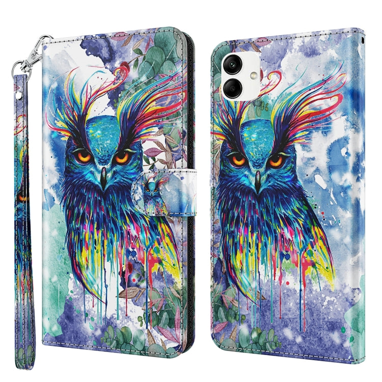 3D Painting Pattern TPU + PU Phone Case
