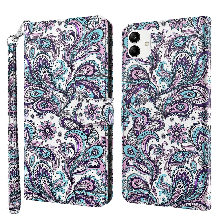 3D Painting Pattern TPU + PU Phone Case