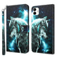 3D Painting Pattern TPU + PU Phone Case