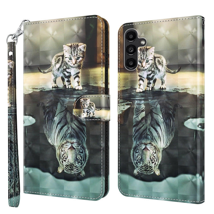 3D Painting Pattern TPU + PU Phone Case