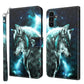 3D Painting Pattern TPU + PU Phone Case
