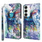 3D Painting Pattern TPU + PU Phone Case