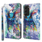 3D Painting Pattern TPU + PU Phone Case