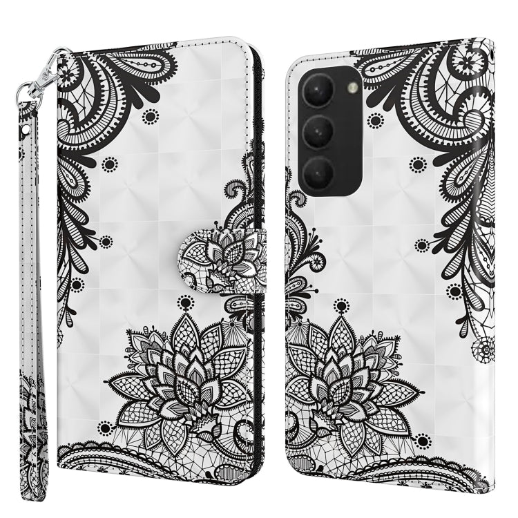 3D Painting Pattern TPU + PU Phone Case