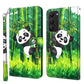3D Painting Pattern TPU + PU Phone Case