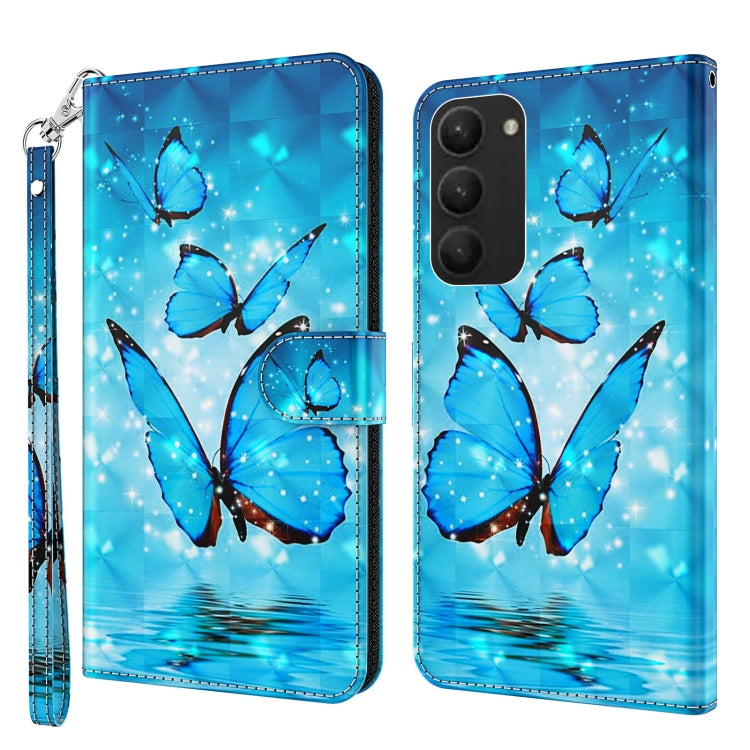 3D Painting Pattern TPU + PU Phone Case