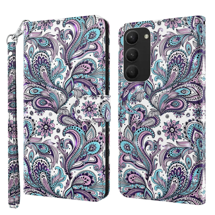 3D Painting Pattern TPU + PU Phone Case