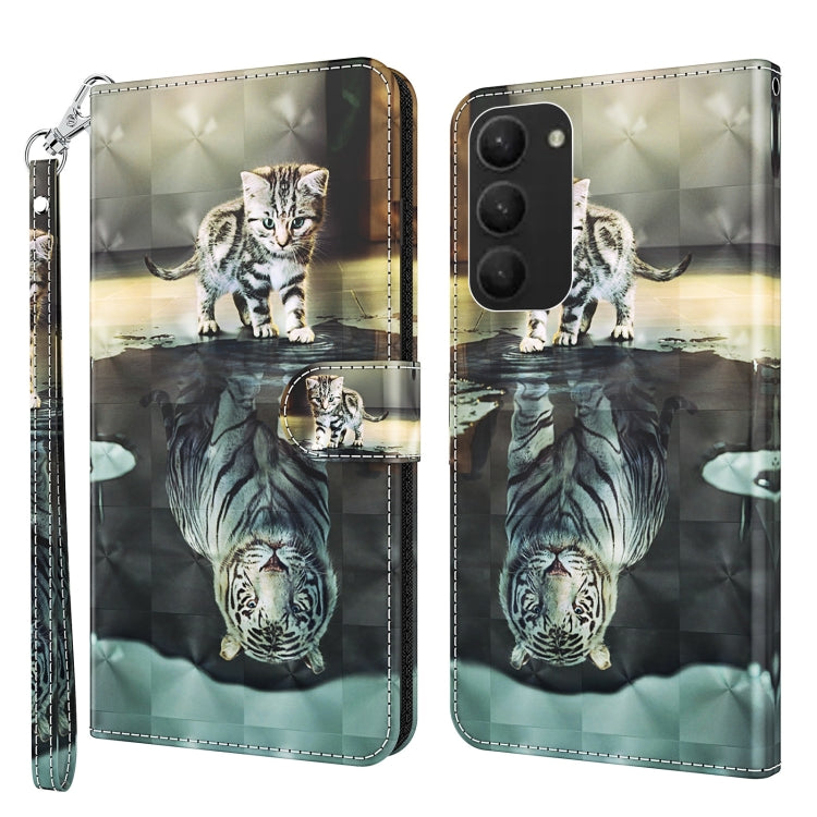 3D Painting Pattern TPU + PU Phone Case