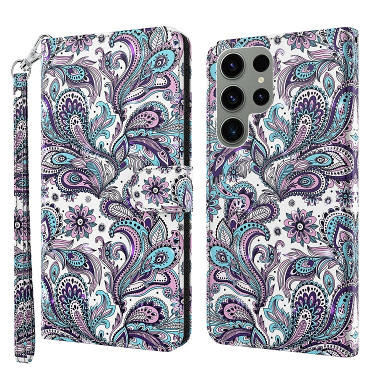 3D Painting Pattern TPU + PU Phone Case