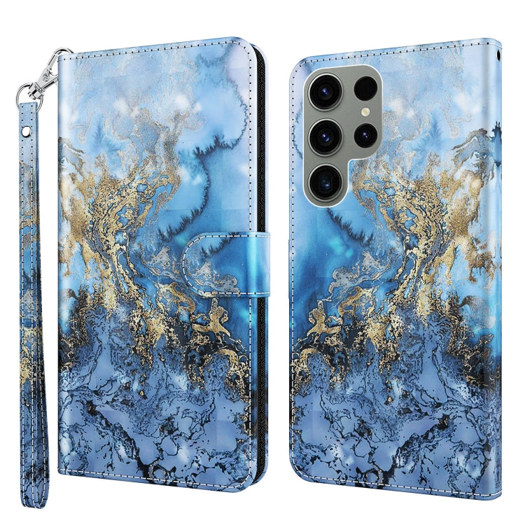 3D Painting Pattern TPU + PU Phone Case