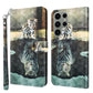 3D Painting Pattern TPU + PU Phone Case