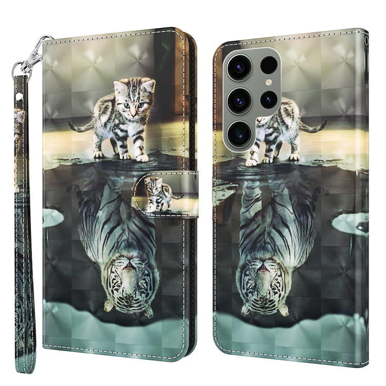 3D Painting Pattern TPU + PU Phone Case