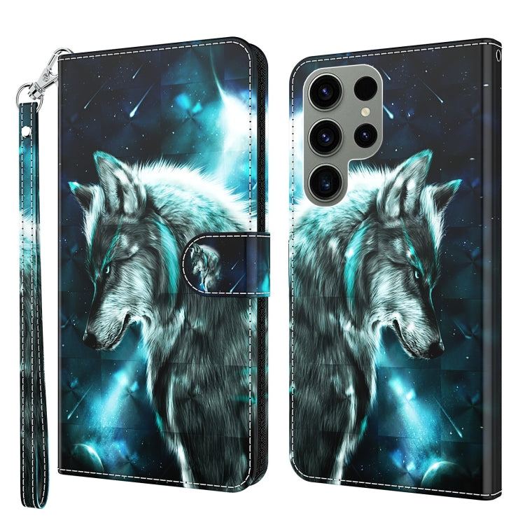 3D Painting Pattern TPU + PU Phone Case