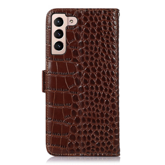 Crocodile Top Layer Cowhide Leather Phone Case, For Samsung Galaxy S23+ 5G, For Samsung Galaxy S23 Ultra 5G, For Samsung Galaxy S23 5G