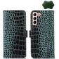 Crocodile Top Layer Cowhide Leather Phone Case, For Samsung Galaxy S23+ 5G, For Samsung Galaxy S23 Ultra 5G, For Samsung Galaxy S23 5G