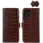 Crocodile Top Layer Cowhide Leather Phone Case, For Samsung Galaxy S23+ 5G, For Samsung Galaxy S23 Ultra 5G, For Samsung Galaxy S23 5G