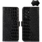 Crocodile Top Layer Cowhide Leather Phone Case, For Samsung Galaxy S23+ 5G, For Samsung Galaxy S23 Ultra 5G, For Samsung Galaxy S23 5G