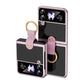 Electroplating Transparent Phone Case with Ring, For Samsung Galaxy Z Flip4 5G, For Samsung Galaxy Z Flip3 5G