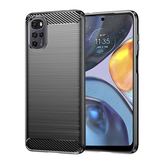 Brushed Texture Carbon Fiber TPU Phone Case, For Motorola Moto E32 India, For MotorolaMoto E22, For Motorola Moto E22i, For Xiaomi Redmi Note 11R, For Xiaomi 12T / Redmi K50 Ultra, For OPPO A77s, For Honor X6 5G, For Honor X8 5G, For Honor Play 30�����...