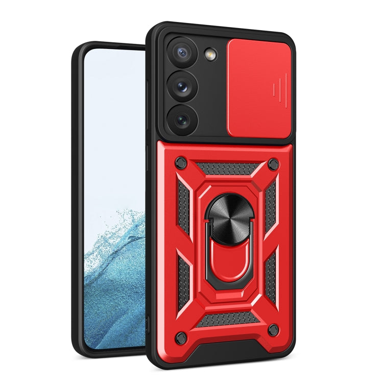 Sliding Camera Cover Design TPU+PC Phone Case