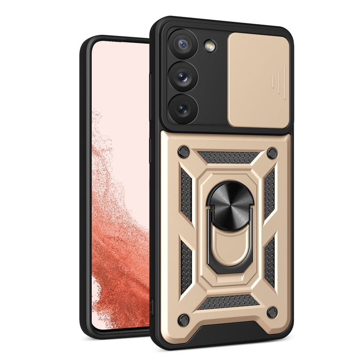 Sliding Camera Cover Design TPU+PC Phone Case