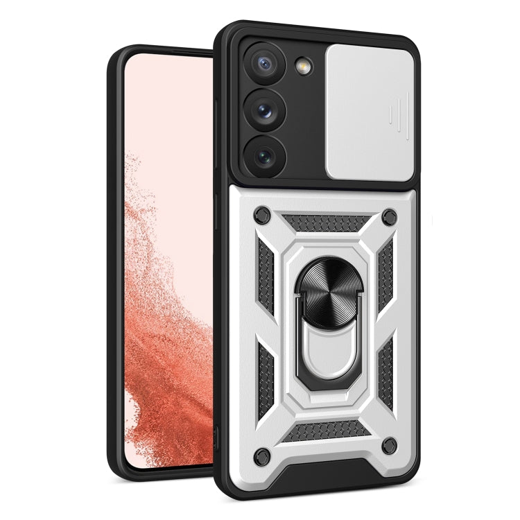 Sliding Camera Cover Design TPU+PC Phone Case