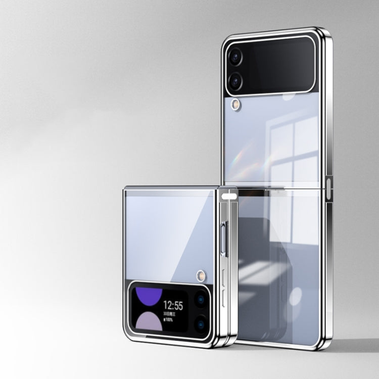 Electroplating Airbag Folding Phone Case, For Samsung Galaxy Z Flip3 5G, For Samsung Galaxy Z Flip4